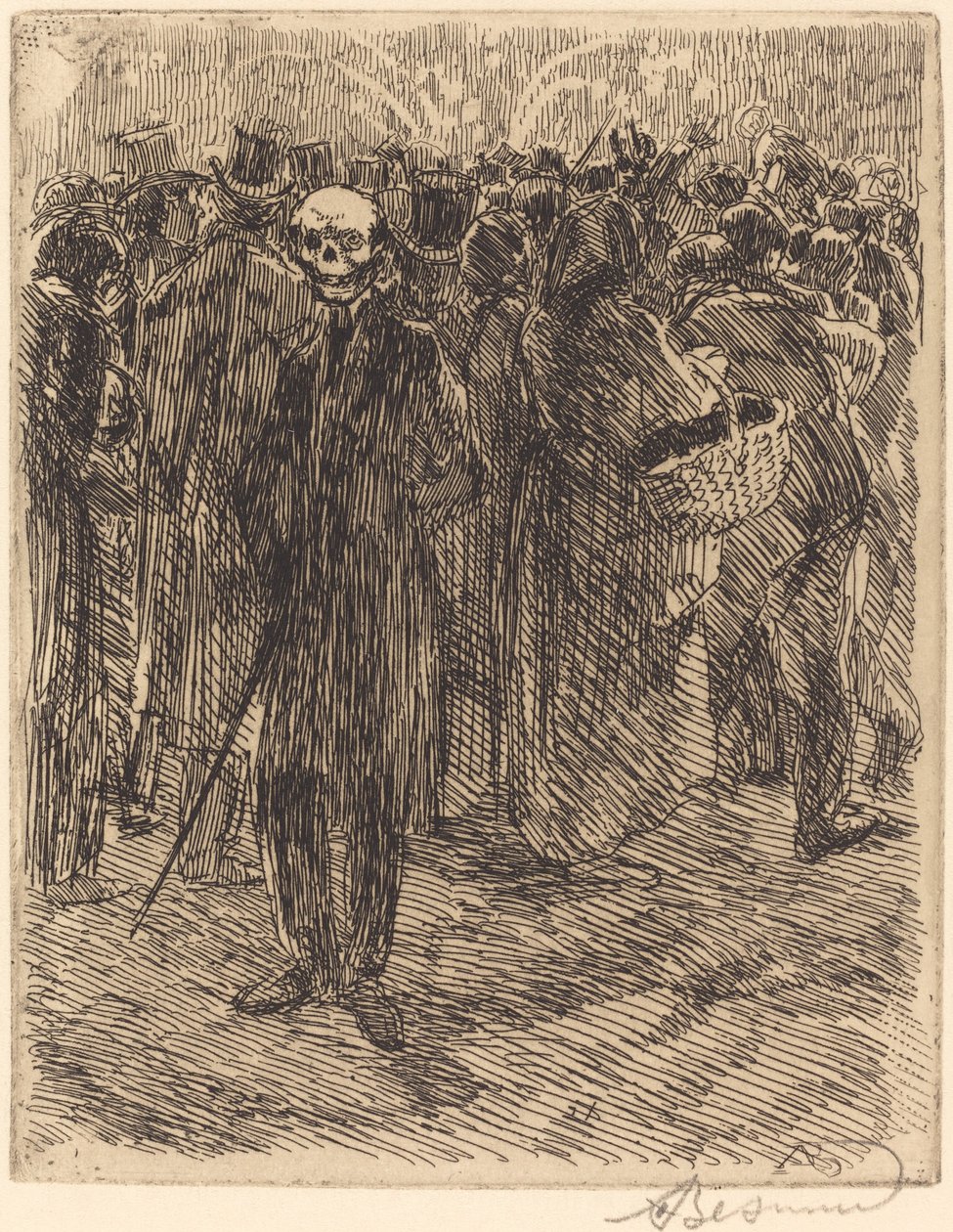 Ihmisjoukossa väkijoukossa, 1900. tekijältä Paul Albert Besnard