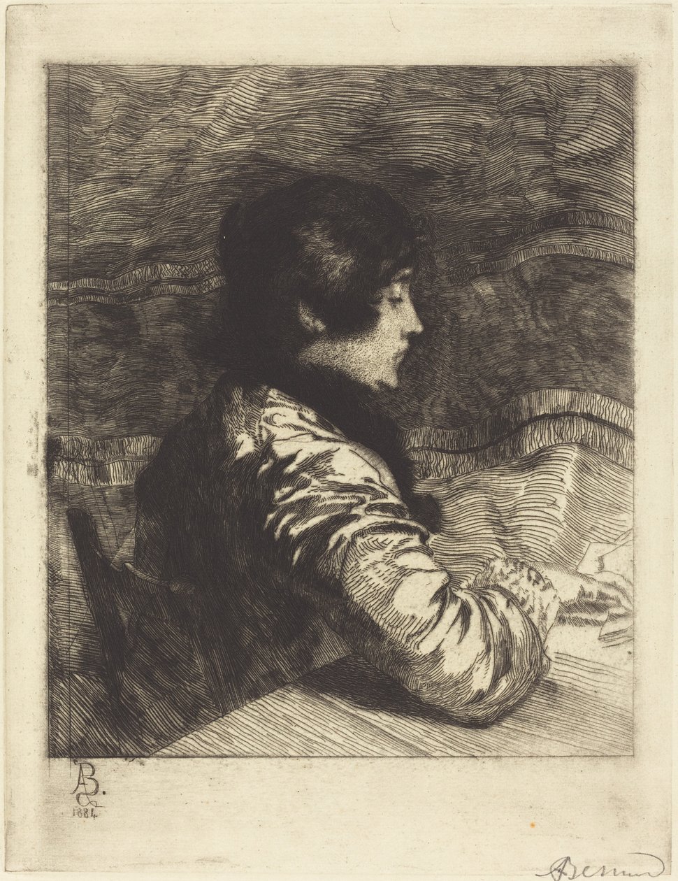 Madame Besnard, 1884. tekijältä Paul Albert Besnard