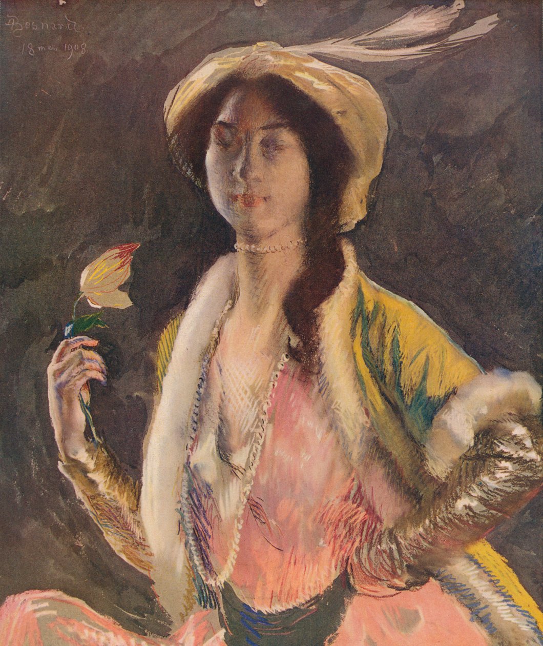 Neiti B:n muotokuva, 1908, n. 1932 tekijältä Paul Albert Besnard