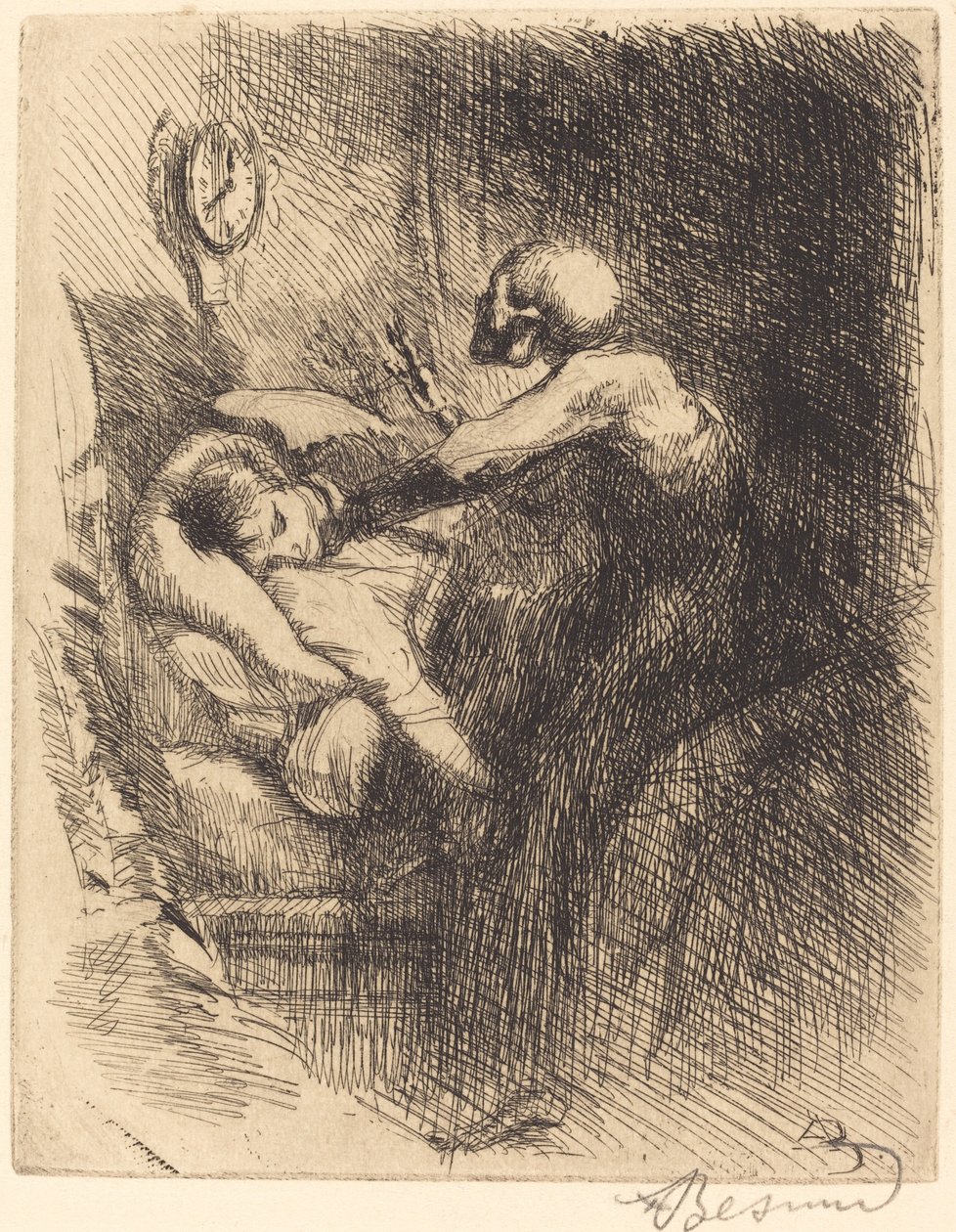 Täsmällinen täsmällisyys, 1900. tekijältä Paul Albert Besnard