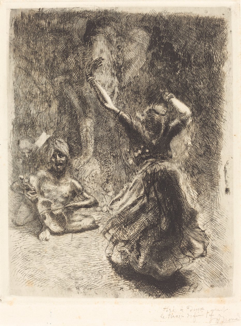 Tanjoren tanssija La bayadère de Tanjore, 1914. tekijältä Paul Albert Besnard