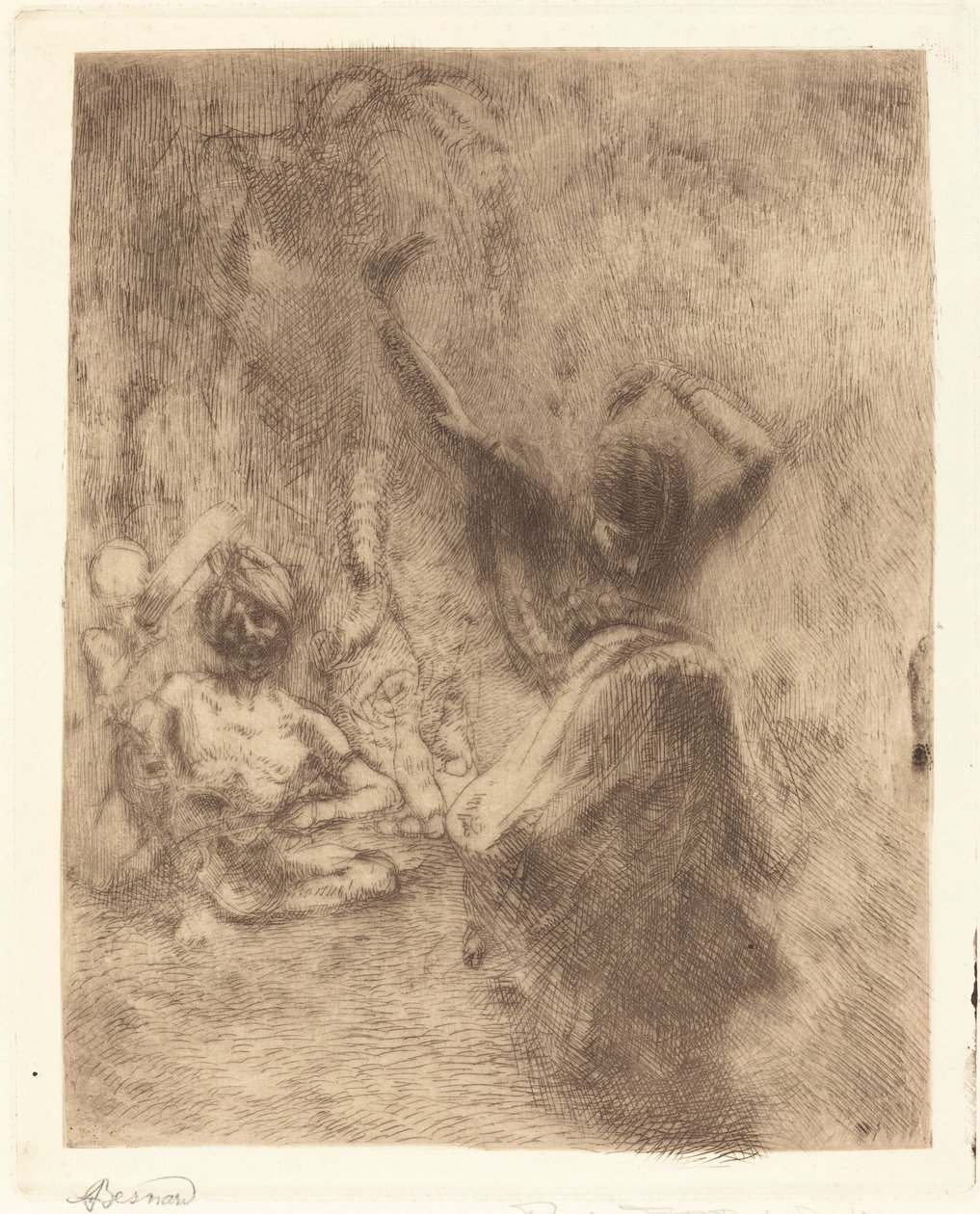 Tanjoren tanssija La bayadère de Tanjore, 1914. tekijältä Paul Albert Besnard