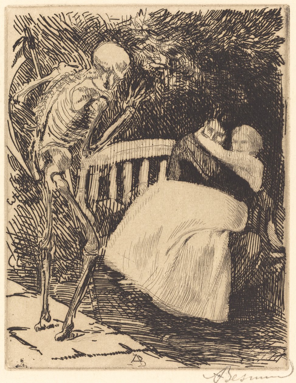 Varoitus Varoitus, 1900. tekijältä Paul Albert Besnard
