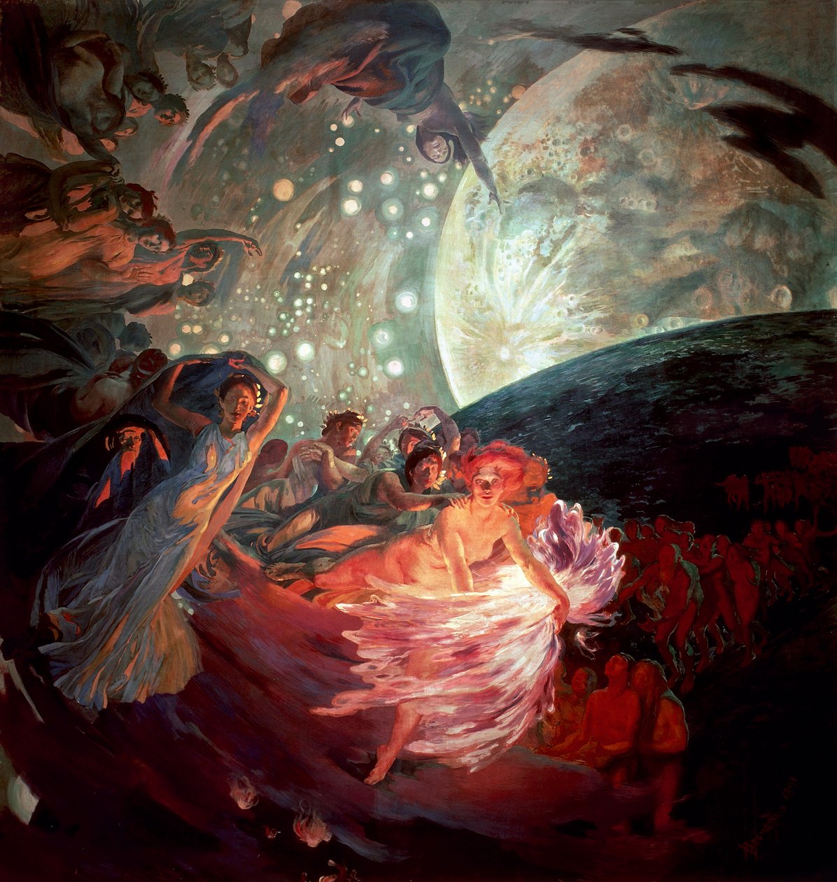 Totuus vetää tieteitä valaisemaan ihmisiä tekijältä Paul Albert Besnard
