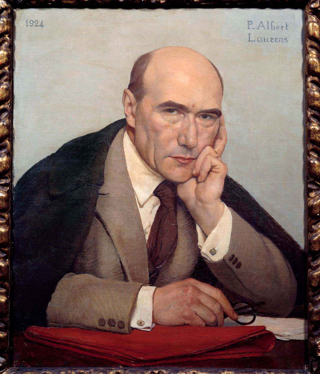 Ranskalaisen kirjailijan Andre Giden (1869-1951) muotokuva tekijältä Paul Albert Laurens