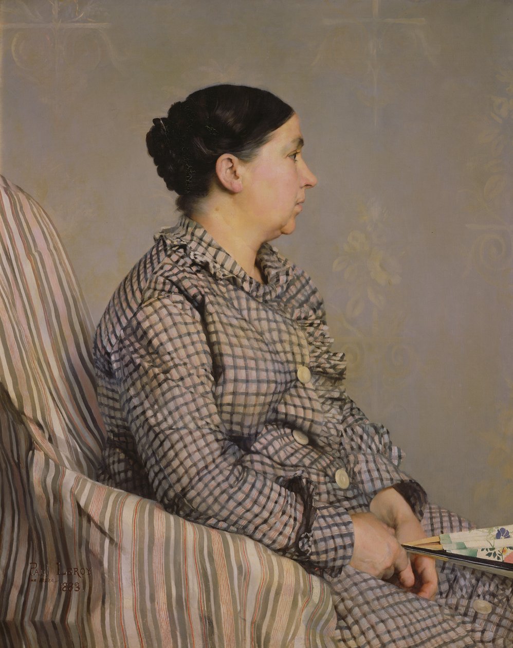 Taiteilijoiden äiti, 1883 tekijältä Paul Alexander Alfred Leroy