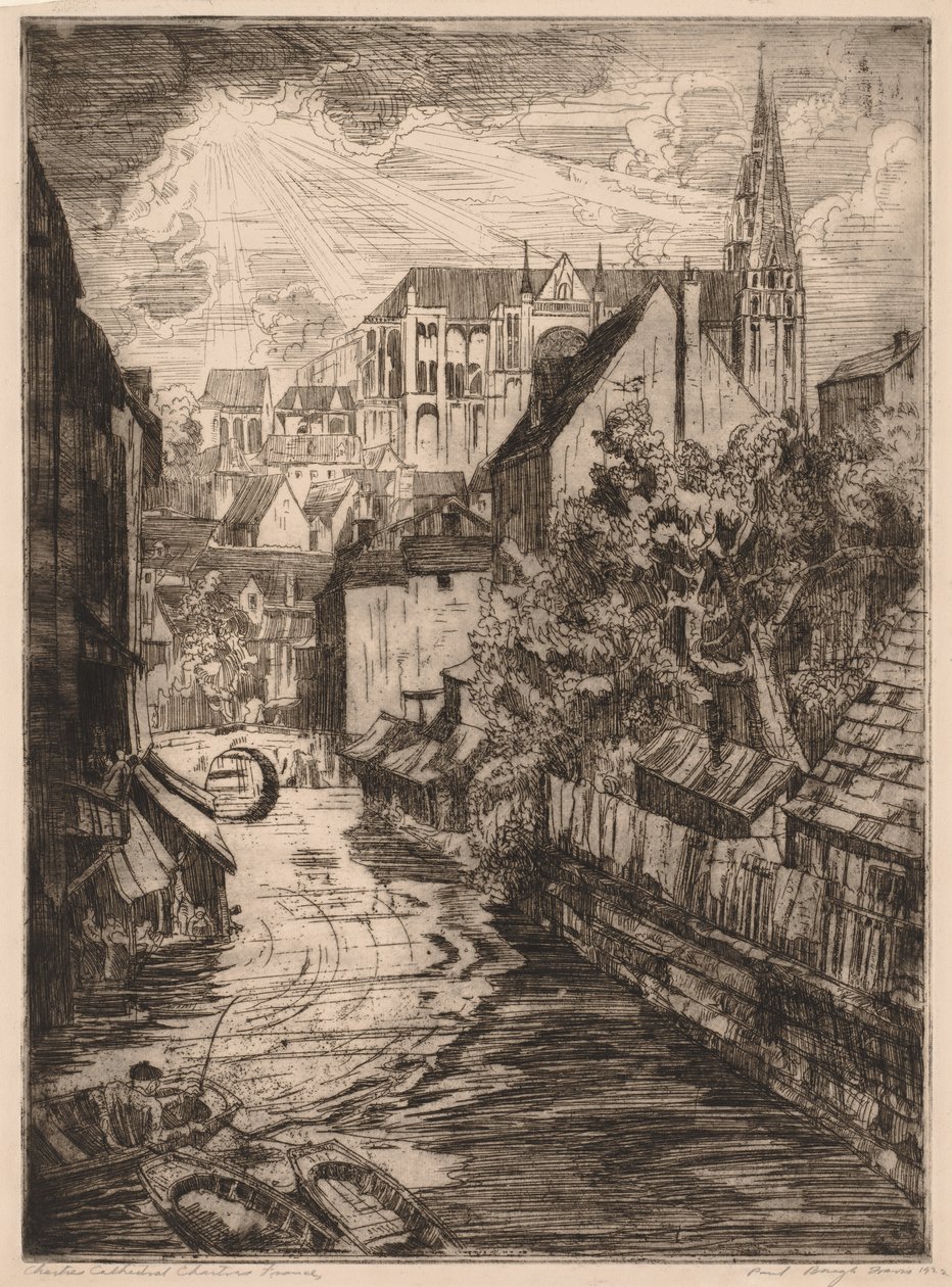 Chartresin katedraali, Chartres, Ranska tekijältä Paul B. Travis