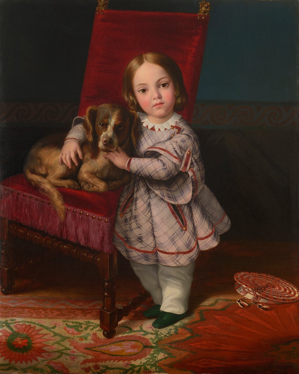 Vittoria Balzen muotokuva, 1845. tekijältä Paul Balze
