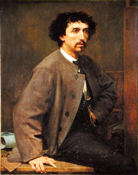 Charles Garnier (1825-98) 1868 (öljy kankaalle) tekijältä Paul Baudry
