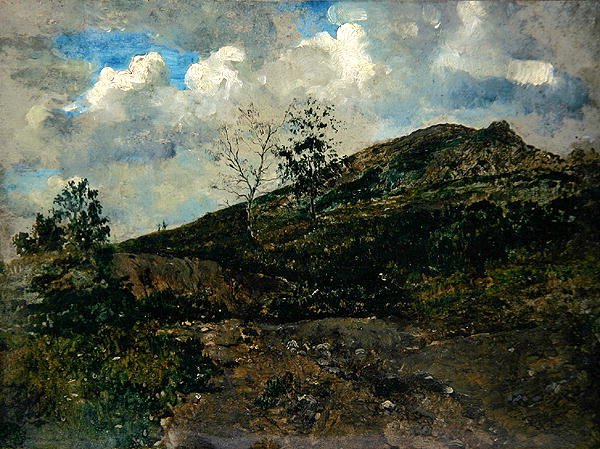 Horselberg (öljy paperille ja kortille) tekijältä Paul Baum