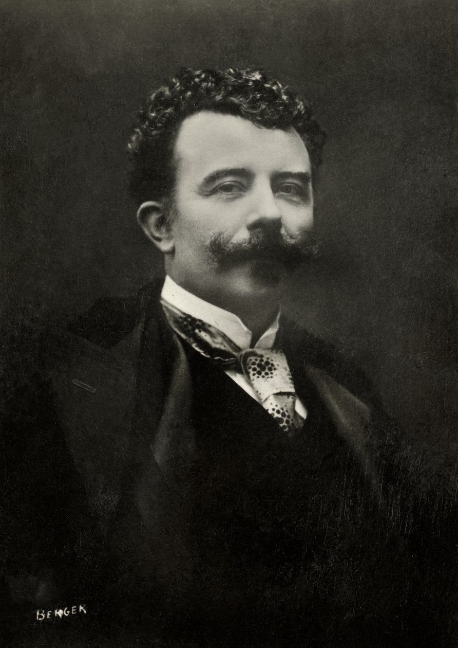 Muotokuva kirjailija felicien Champsaurista ( 1859). tekijältä Paul Berger