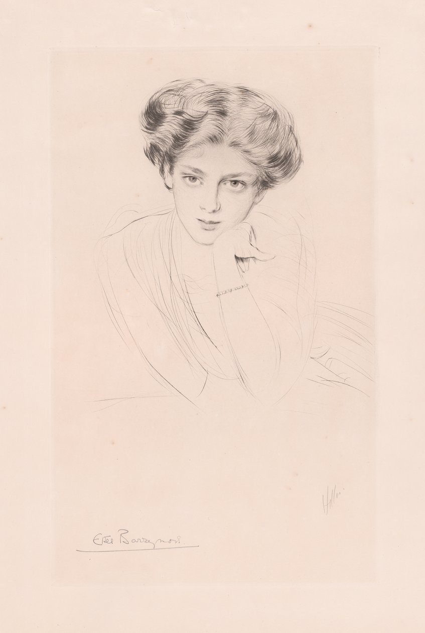 Ethel Barrymore tekijältä Paul Cesar Helleu