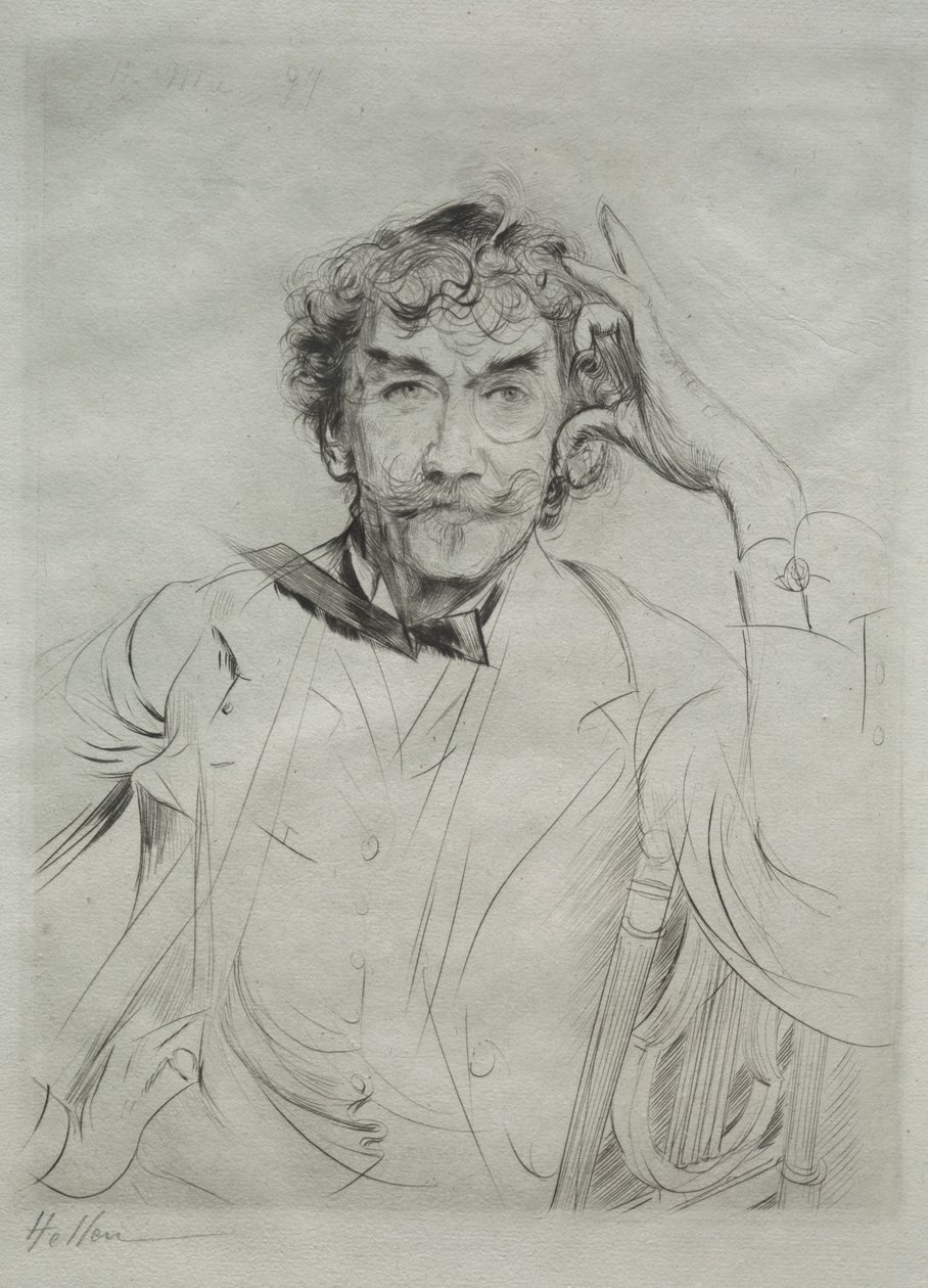 James MacNeill Whistler tekijältä Paul Cesar Helleu