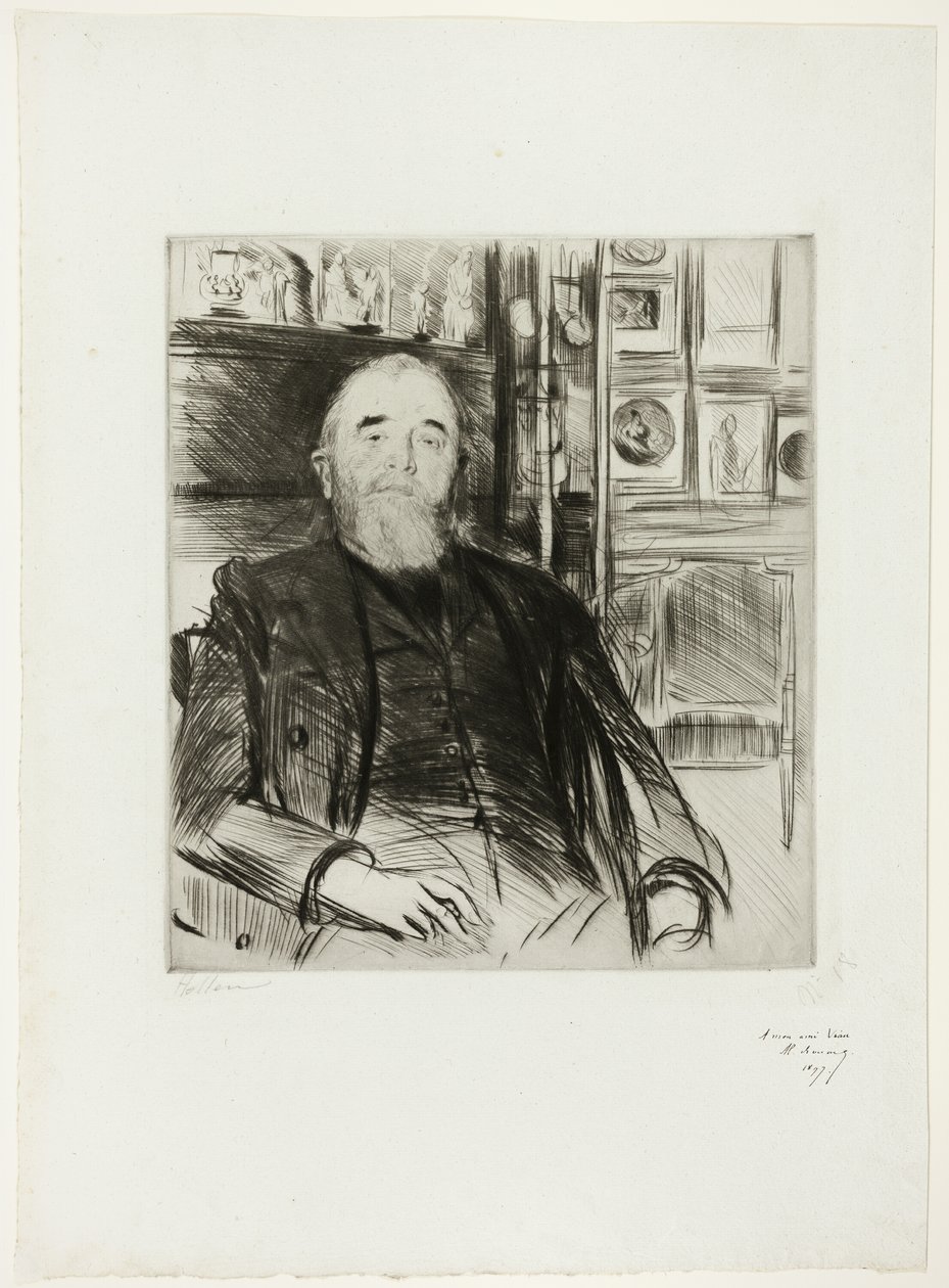 Alexis Rouartin muotokuva tekijältä Paul Cesar Helleu