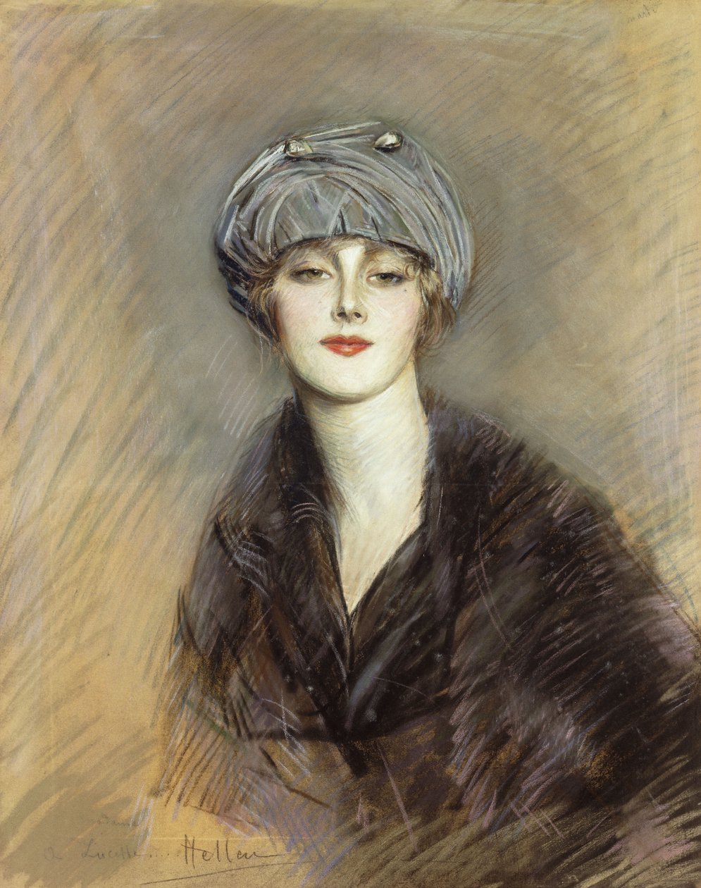 Lucetten muotokuva, n. 1913 tekijältä Paul Cesar Helleu