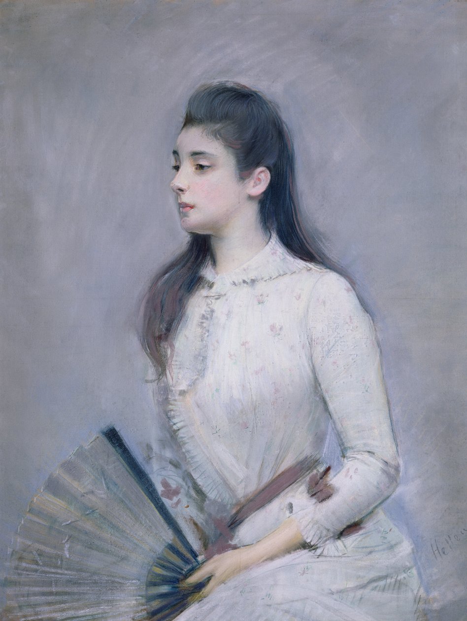 Muotokuva Marie Jeanne Gouzienista, 18889 (pastelli paperille) tekijältä Paul Cesar Helleu