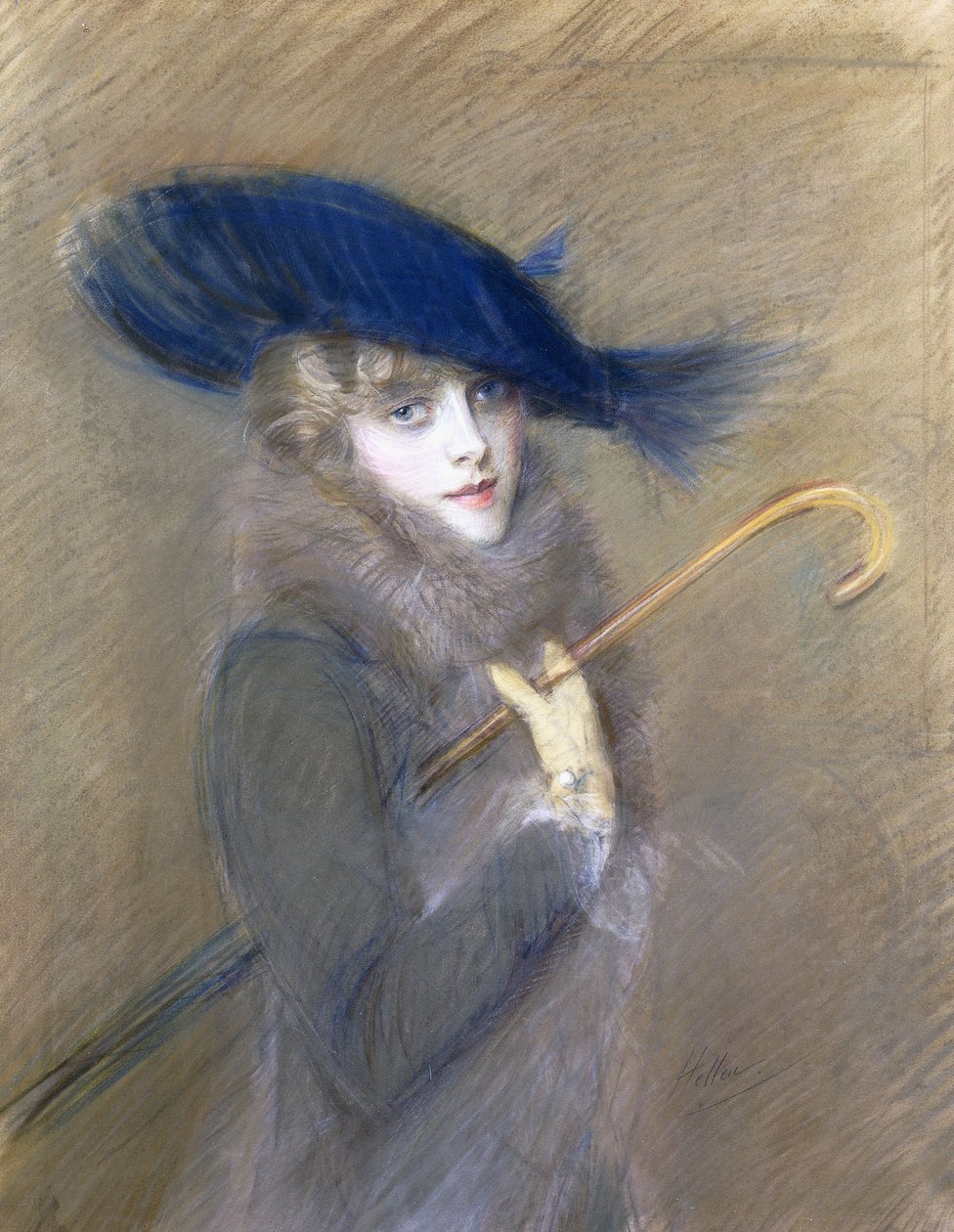Peggy Letellierin muotokuva, tekijältä Paul Cesar Helleu