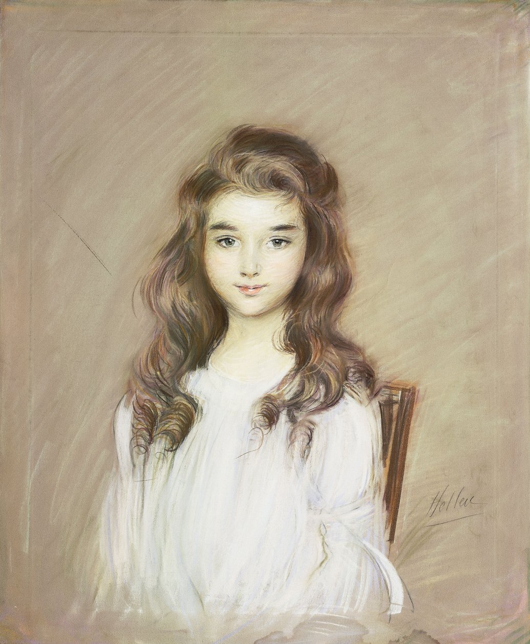 Elben markiisin tytär, n. 1901 tekijältä Paul Cesar Helleu