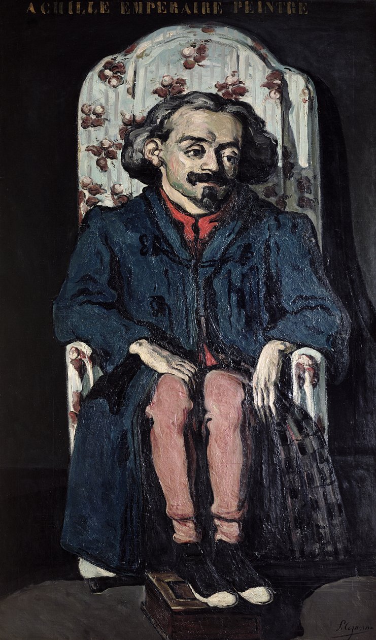 Achille Emperaire (1829-98) n. 1868 (öljy kankaalle) tekijältä Paul Cézanne