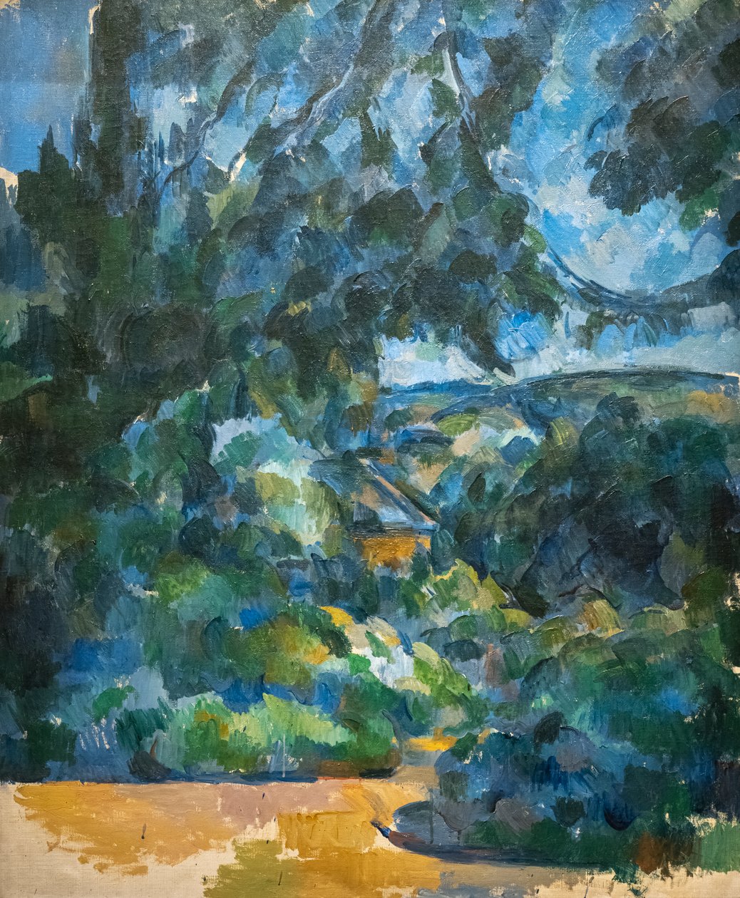 Sininen maisema tekijältä Paul Cézanne