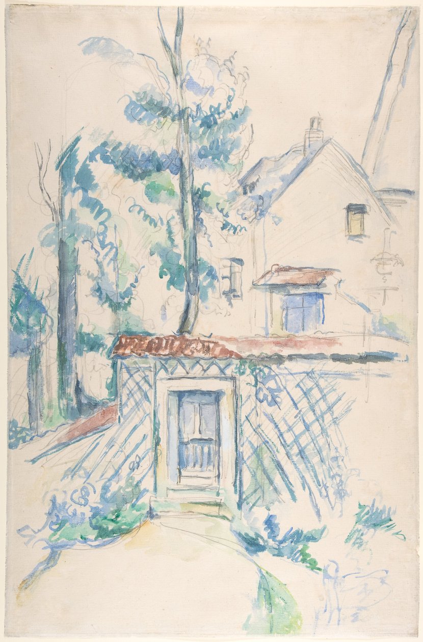 Sisäänkäynti puutarhaan tekijältä Paul Cézanne