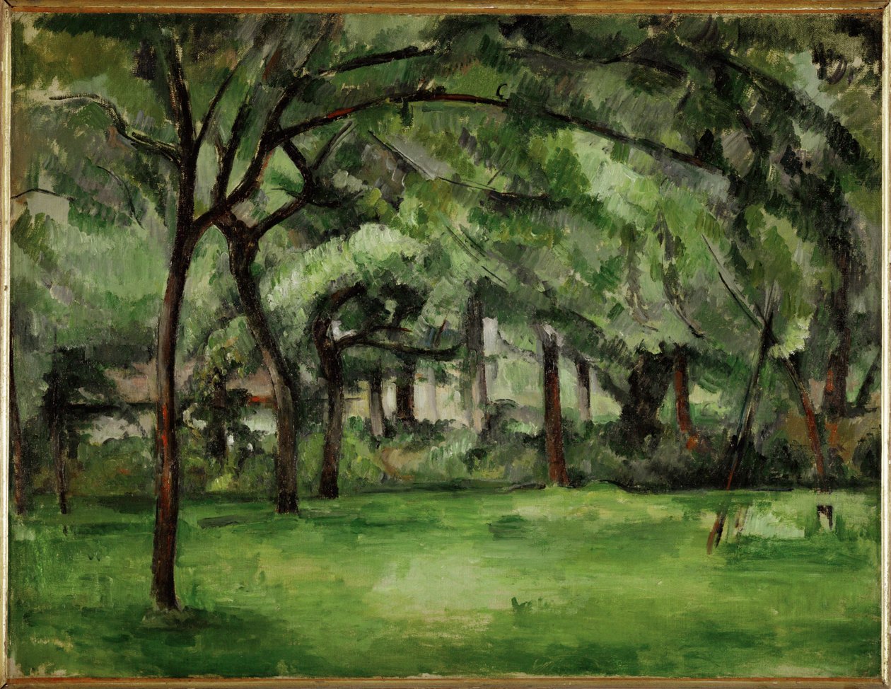 Maalaistalo Normandiassa tekijältä Paul Cézanne