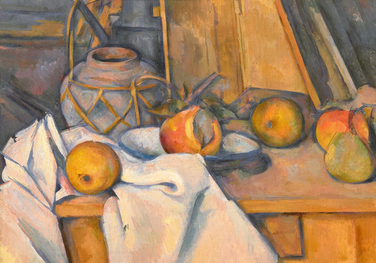 Hedelmiä ja inkivääripurkkia tekijältä Paul Cézanne