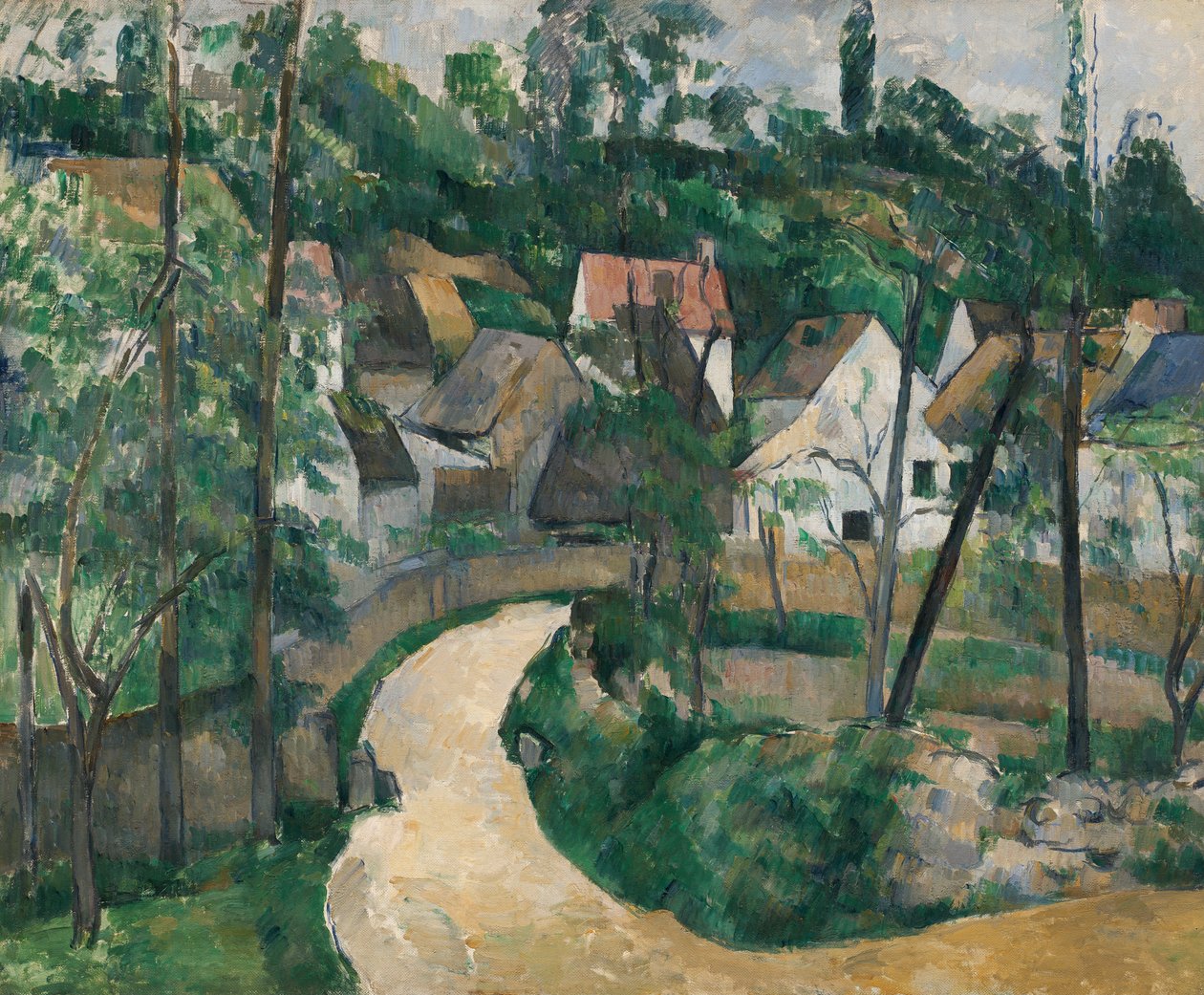 Mutkitteleva tie tekijältä Paul Cézanne