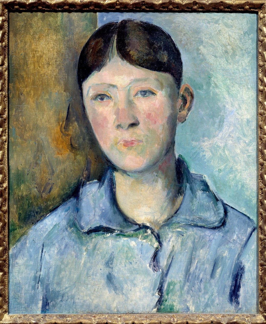 Madame Cezannen muotokuva (s. Hortense Fiquet tekijältä Paul Cézanne