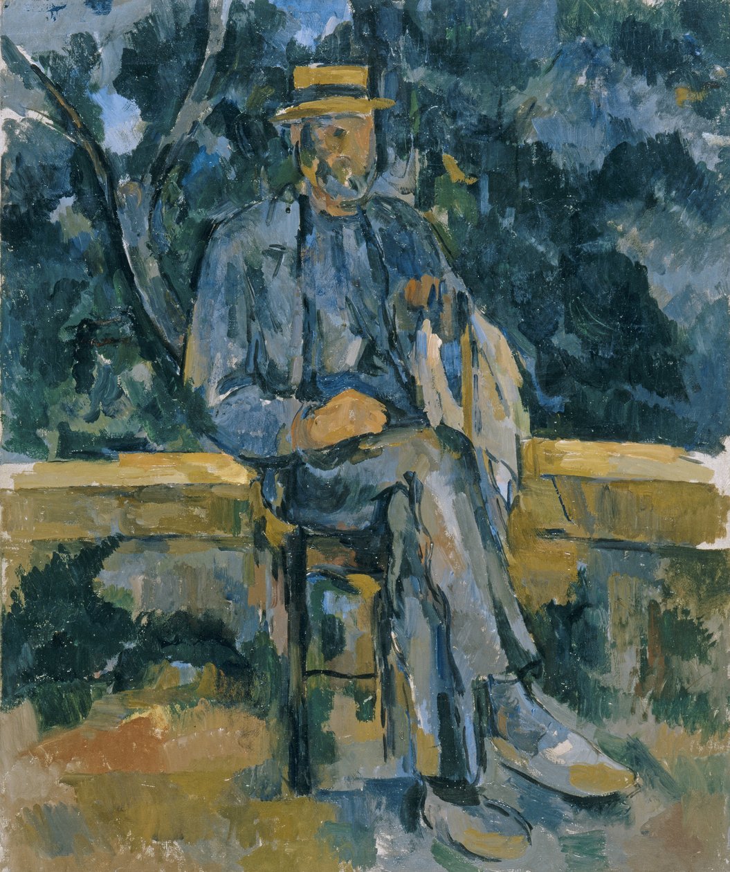 Maalaismiehen muotokuva tekijältä Paul Cézanne