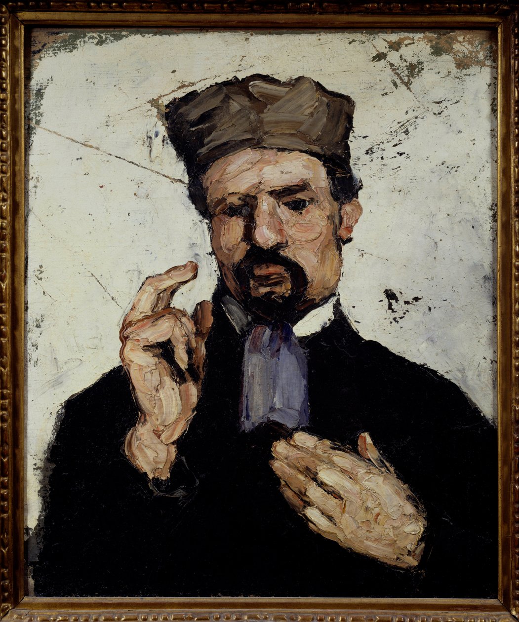 Dominique-sedän muotokuva Paul Cezannen lakimiesmaalauksessa (1839-1906) 1866 su. 0,65x0,54 m Pariisi, musee d