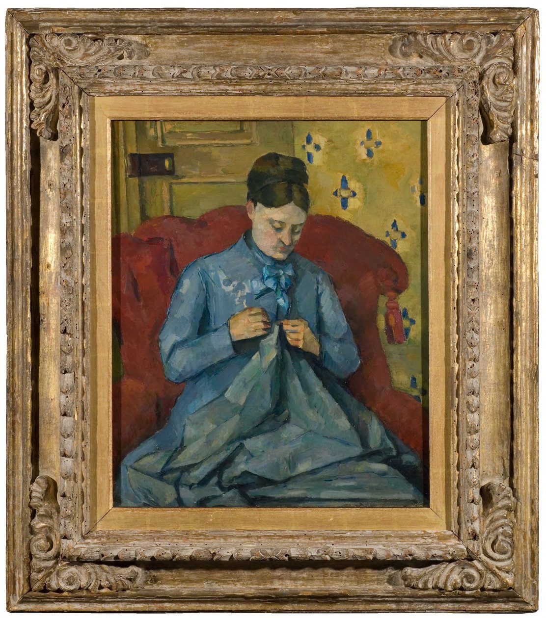 Taiteilijan vaimon muotokuva tekijältä Paul Cézanne