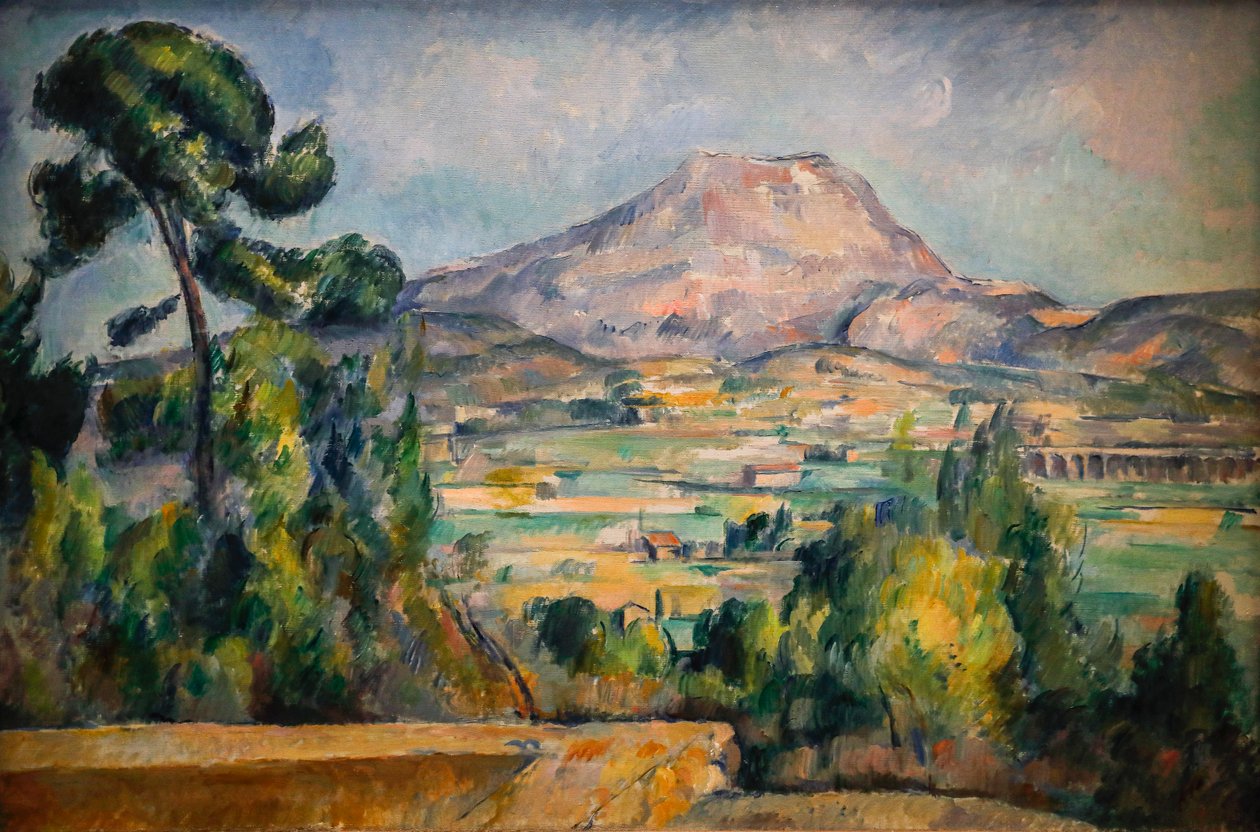Sainte-Victoire Mountain 1890 (oli sobre tela)finès tekijältä Paul Cézanne