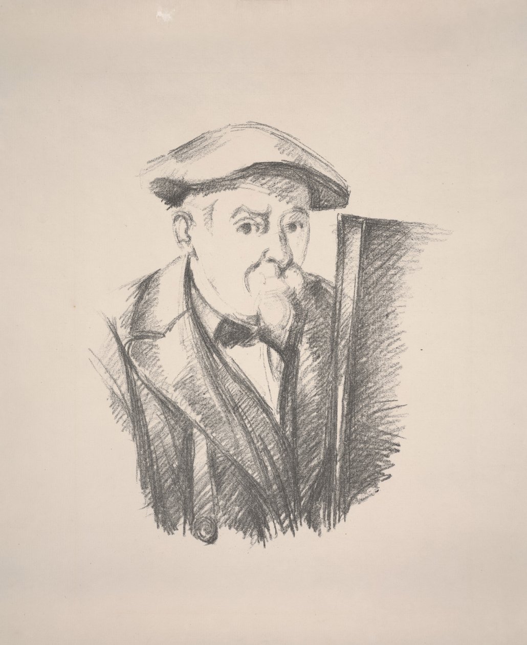 Omakuva (muste, paperi, lito) tekijältä Paul Cézanne