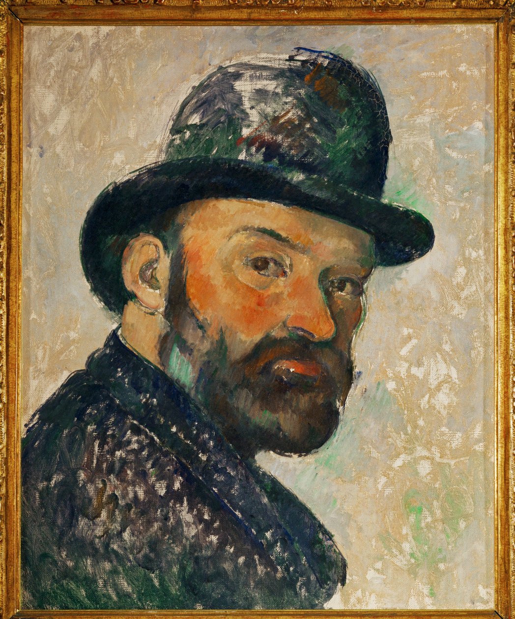 Omakuva keulahattu päässä tekijältä Paul Cézanne