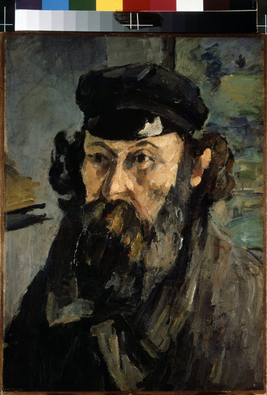 Omakuva hatun kanssa tekijältä Paul Cézanne