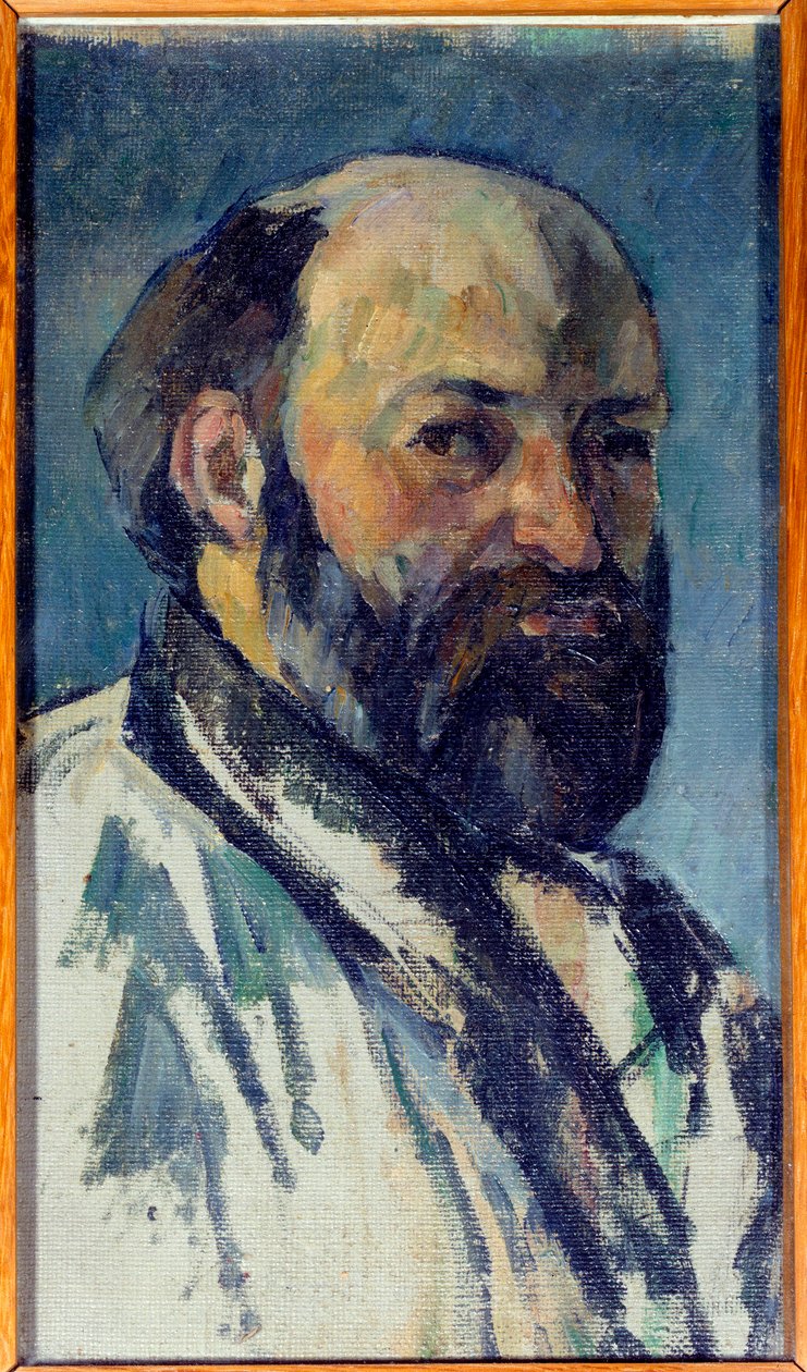 Paul Cezannen (1839-1906) omakuvamaalaus 1877 su. 0,25x0,14 m Pariisi, Musee d