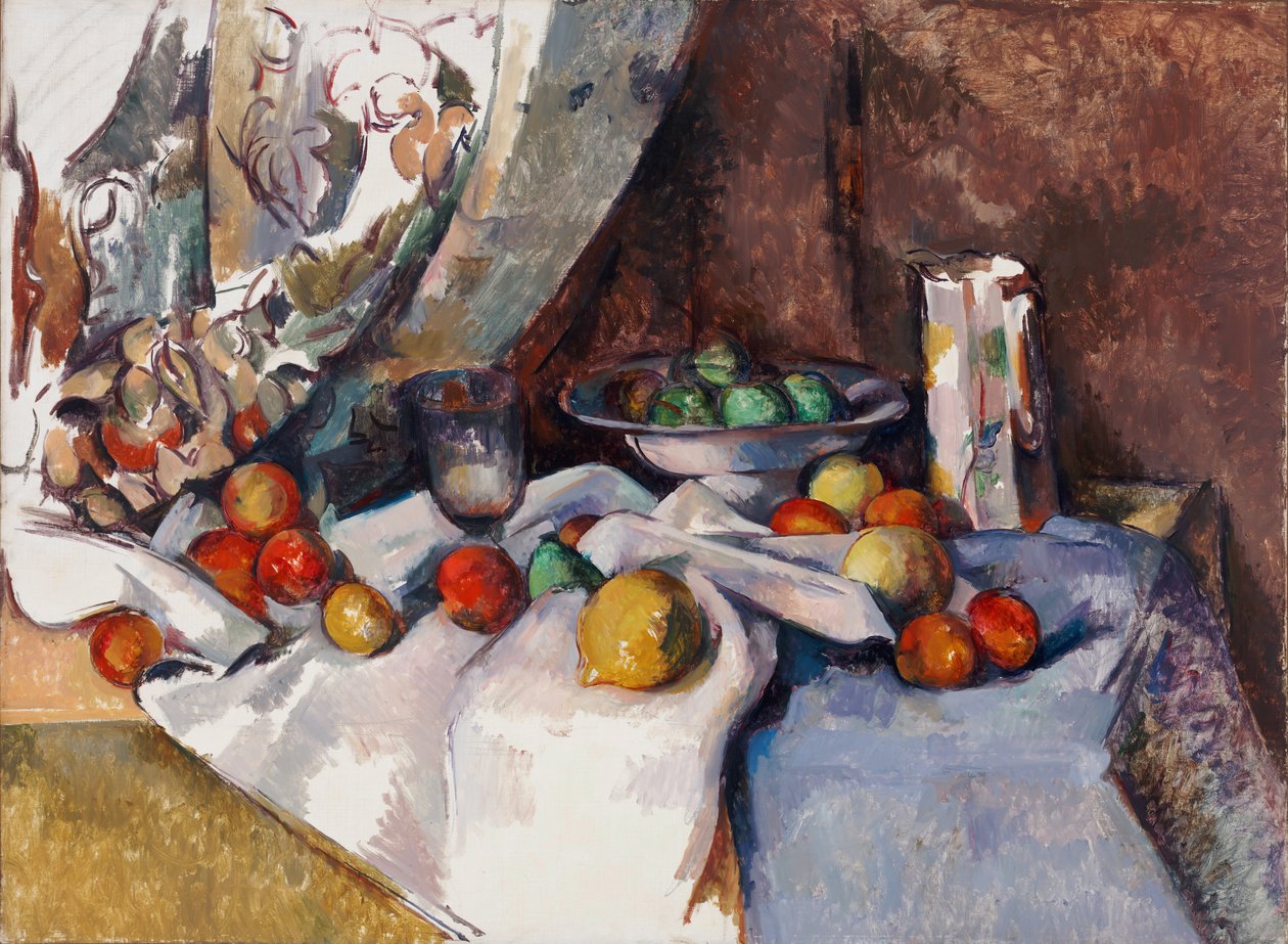 Asetelma omenoiden kanssa tekijältä Paul Cézanne