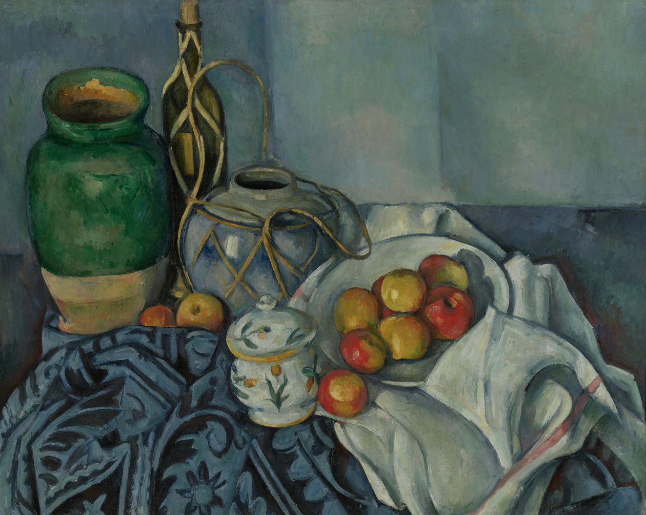 Asetelma ja omenoita tekijältä Paul Cézanne