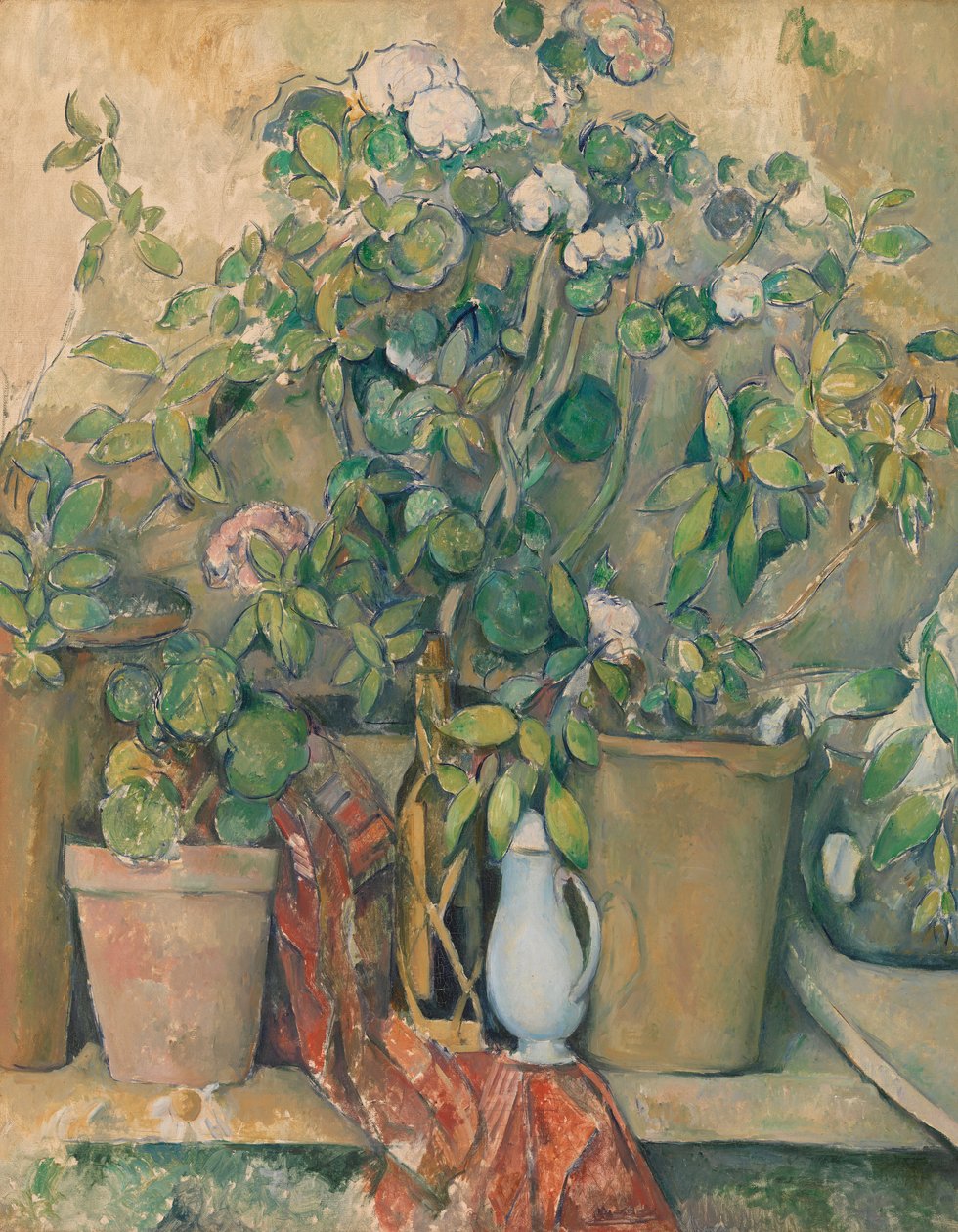 Terrakottaruukut ja -kukat tekijältä Paul Cézanne