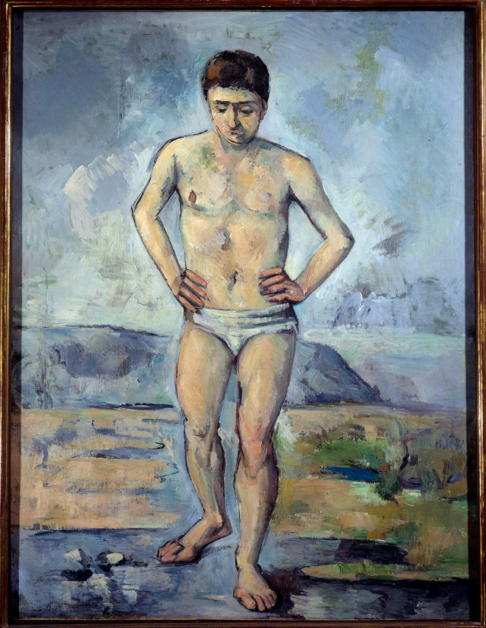 Paul Cezannen (1839-1906) Uimalainen maalaus 1885 su. 1,27x0,96 m New York, modernin taiteen museo tekijältä Paul Cézanne