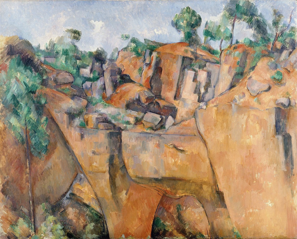 Bibémus-kivilouhos tekijältä Paul Cézanne