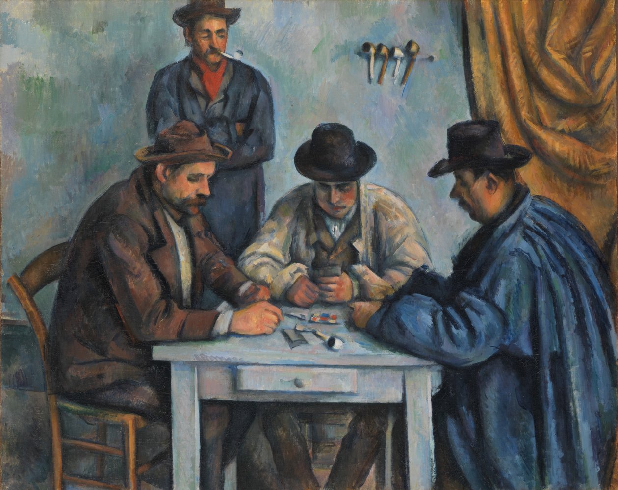 Kortinpelaajat tekijältä Paul Cézanne