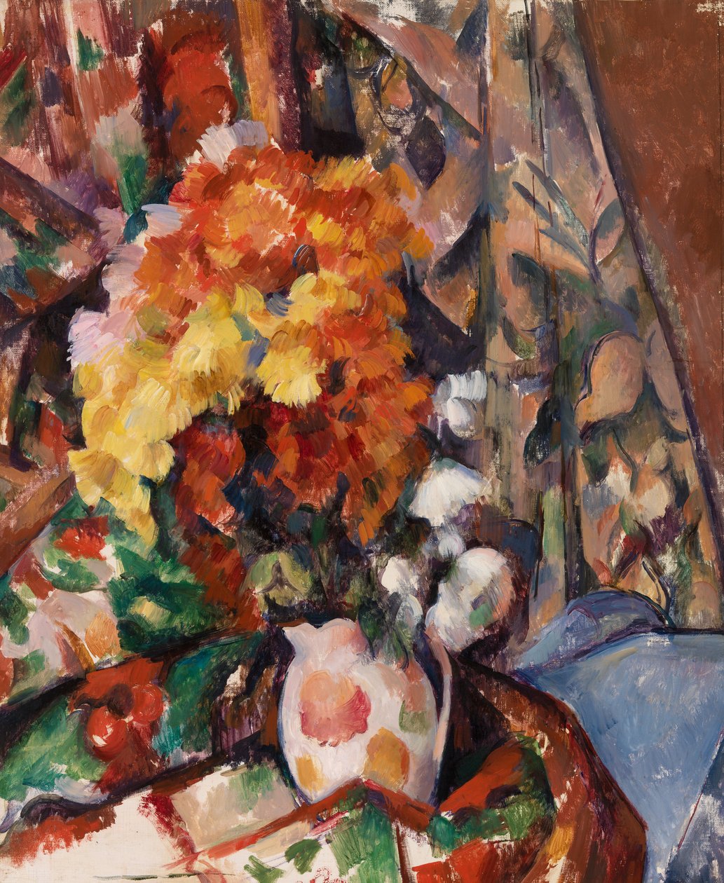 Kukkiva maljakko tekijältä Paul Cézanne