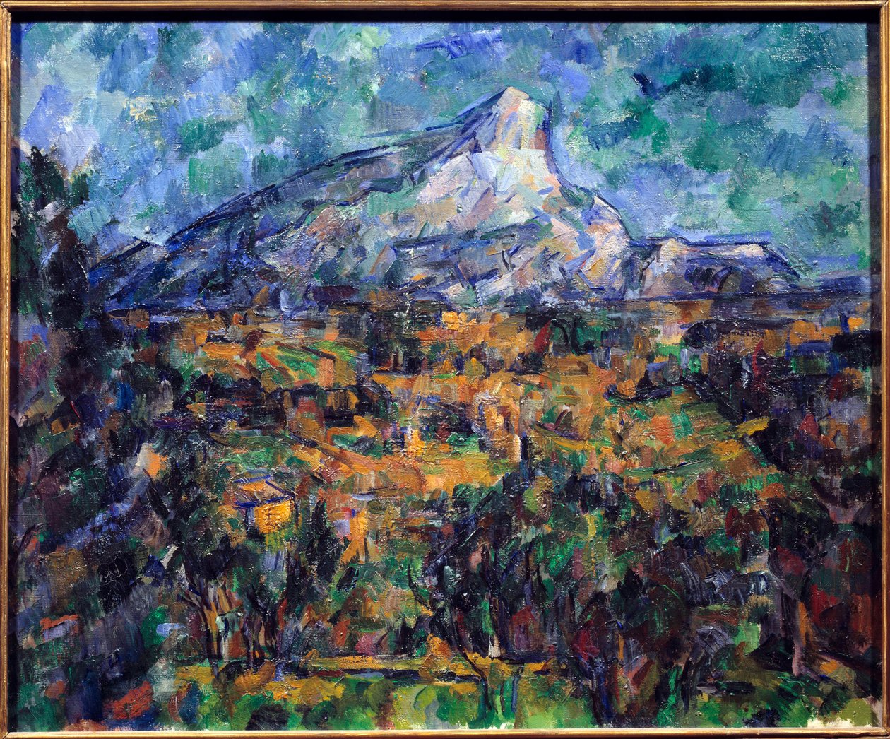 Paul Cezannen Pyhän vuoren voittomaalaus tekijältä Paul Cézanne