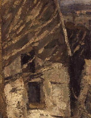 Hirtettyjen miehen talo, Auvers-sur-Oise tekijältä Paul Cézanne