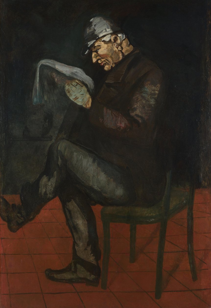Taidemaalarin isä, Louis-Auguste Cézanne, noin 1865 (öljy kankaalle). tekijältä Paul Cézanne