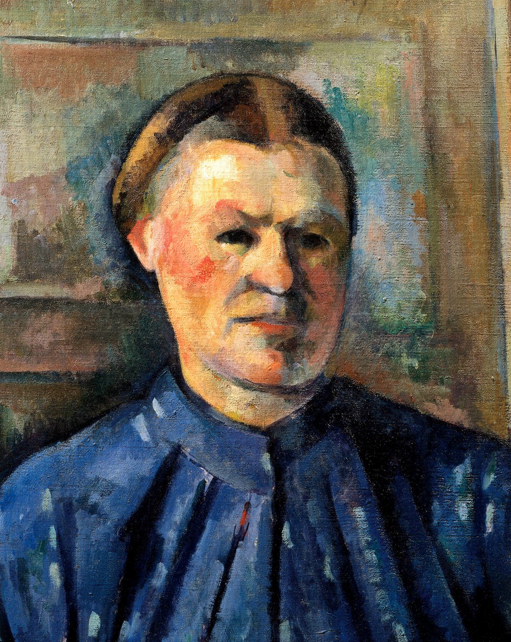 Nainen ja kahvinkeitin (yksityiskohta) 1890-95 (öljy kankaalle) tekijältä Paul Cézanne