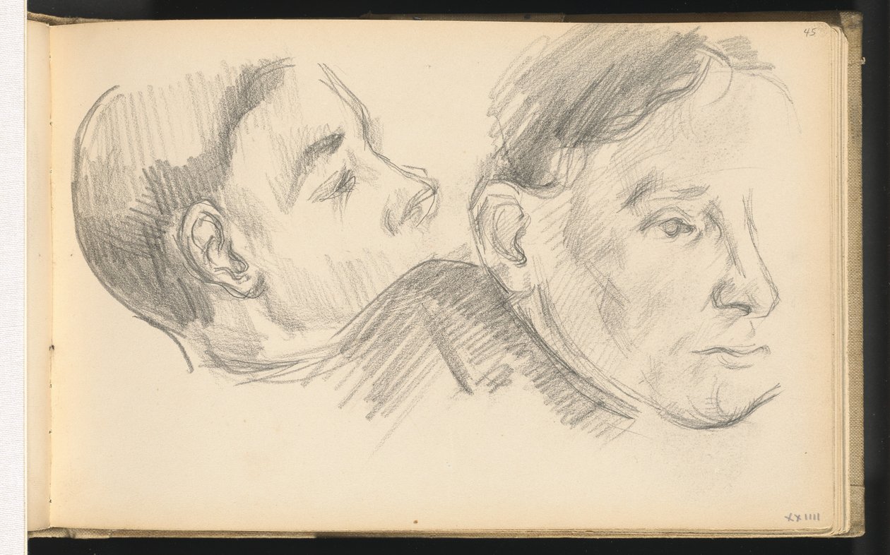 Kaksi päätä tekijältä Paul Cézanne