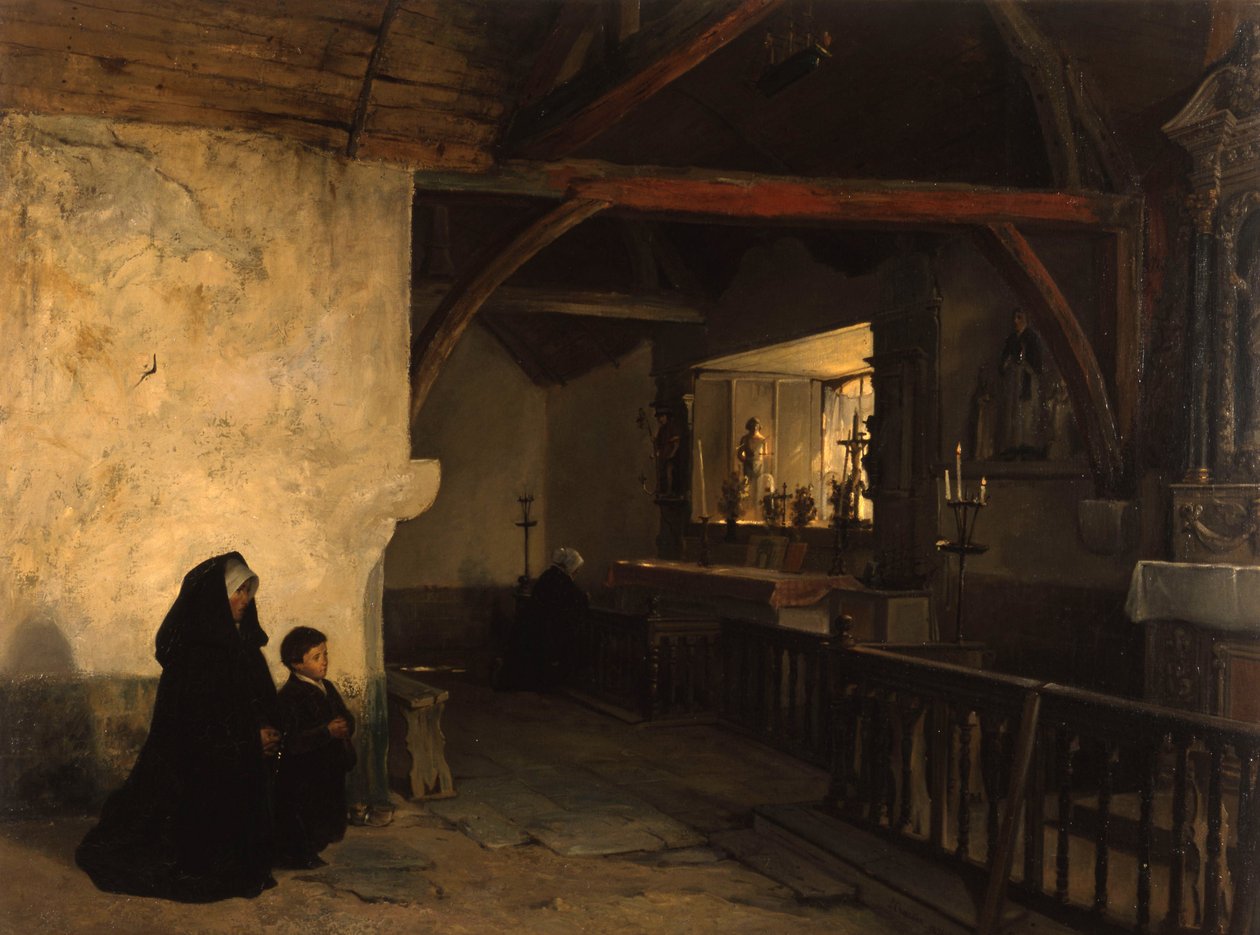 Une chapelle de pêcheurs près de Plouha tekijältä Paul Chardin